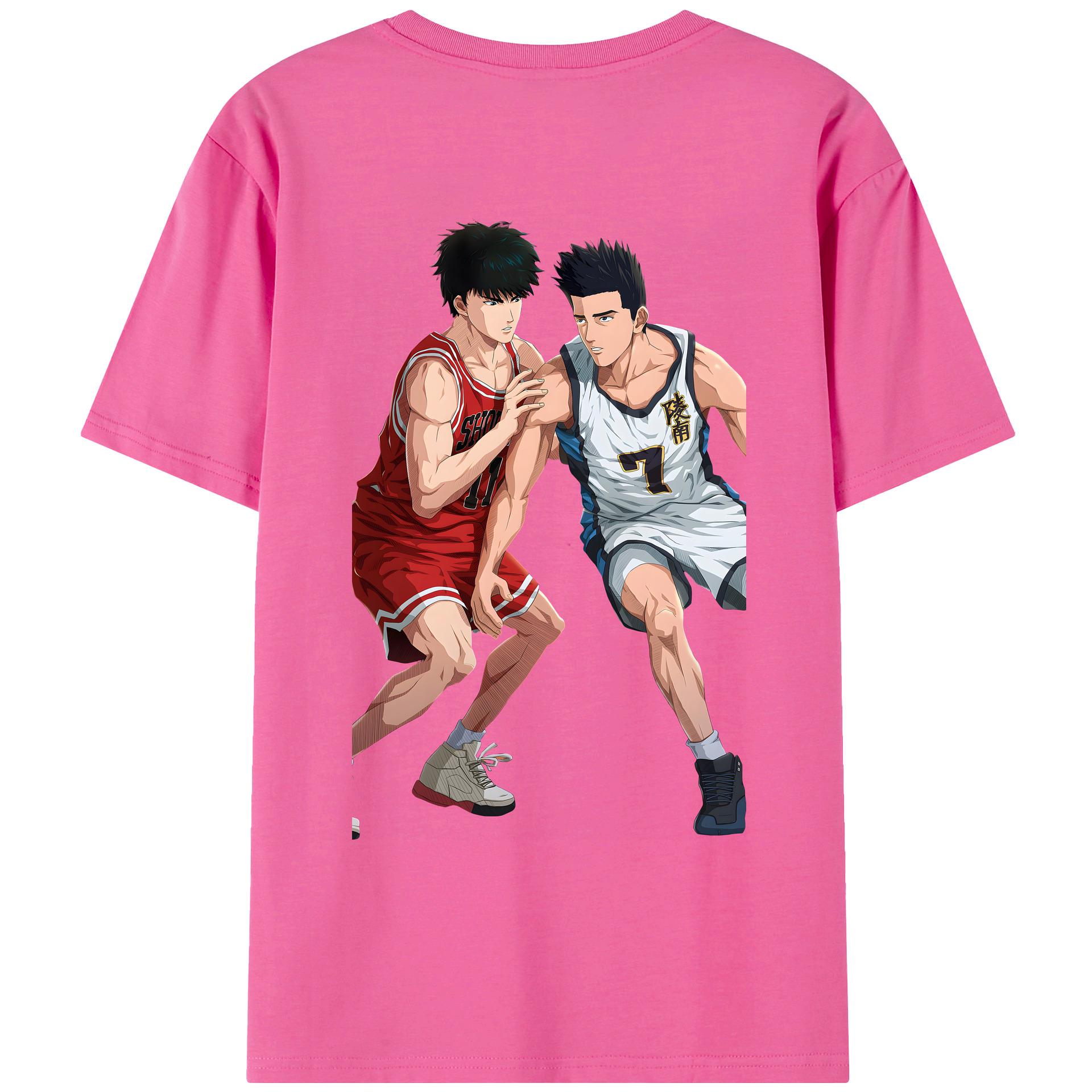 SLAM DUNK／スラムダンク レディース半袖Tシャツ(バックプリント)